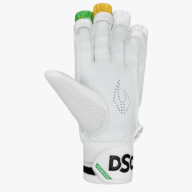 DSC Attitude Batting Gloves (Green/Yellow)