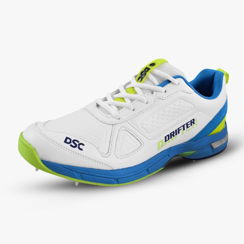 DSC Drifter Cricket Shoes (Royal Blue / Yellow)