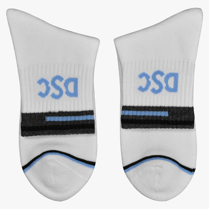 DSC DSC 07 Cricket Socks (White/Sky Blue/Black)
