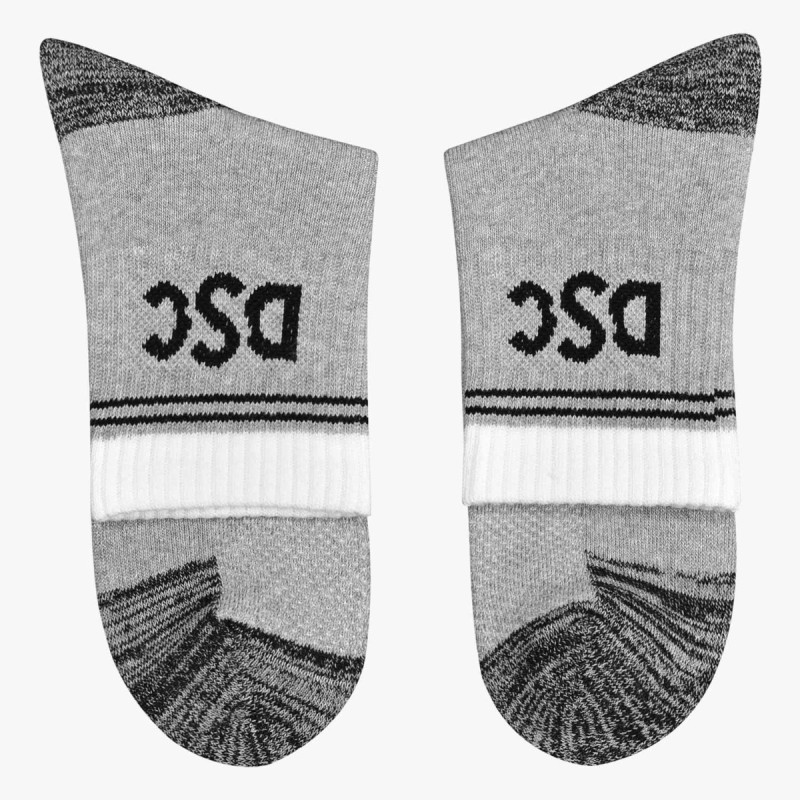 DSC DSC 08 Cricket Socks (Grey Melange/Black/White)