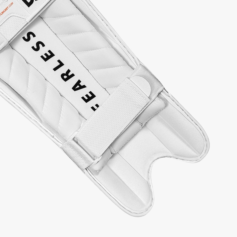 DSC Flex Lite Moulded Batting Leg Guard (White)