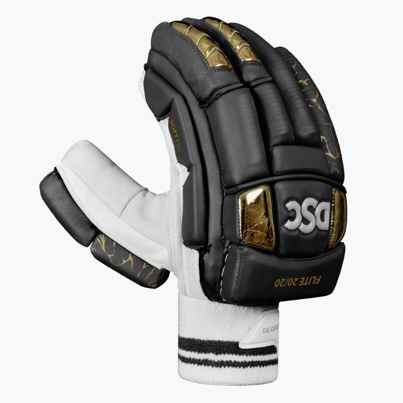 DSC Flite 20/20 Batting Gloves (Black)