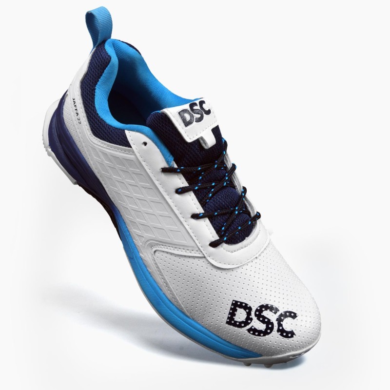 DSC Jaffa 22 Cricket Shoes (White / Navy)