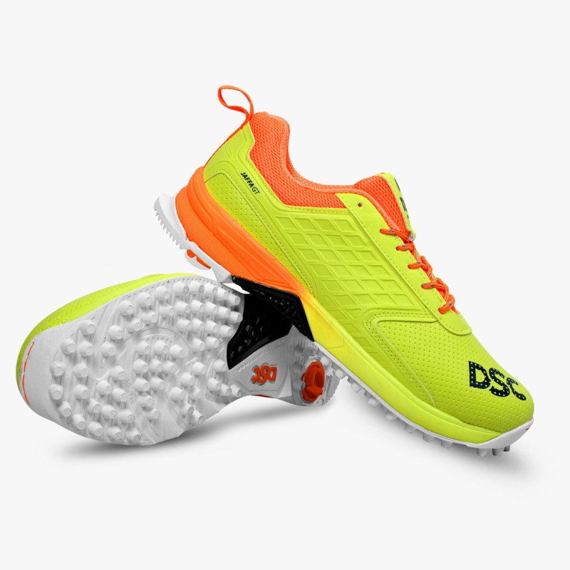DSC Jaffa GT Cricket Shoes (Lime Yellow)