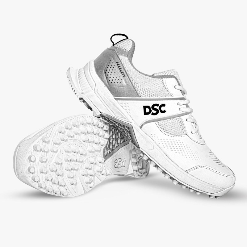 DSC Jaffa Neo Cricket Shoes (White / Silver)
