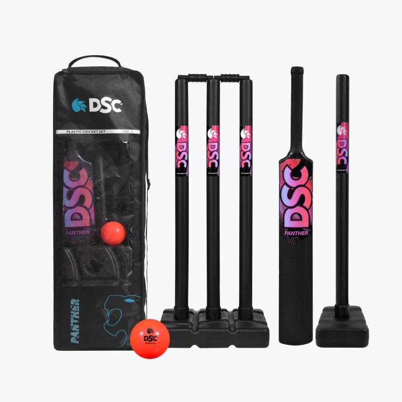 DSC Panther Cricket Set (Black, Junior)