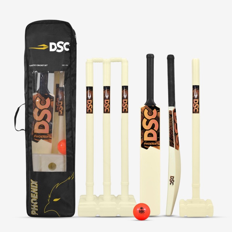 DSC Phoenix Cricket Set (White, Junior)