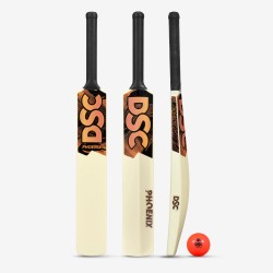 DSC Phoenix Plastic Bat (Junior, White)