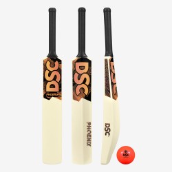 DSC Phoenix Plastic Bat (White, Mens)