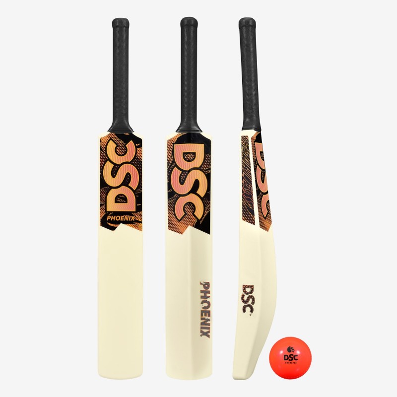 DSC Phoenix Plastic Bat (White, Mens)