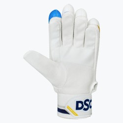 DSC Ruffle Batting Gloves (Blue/Yellow)