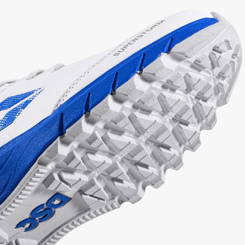 DSC Superstorm Cricket Shoes (Blue / White)