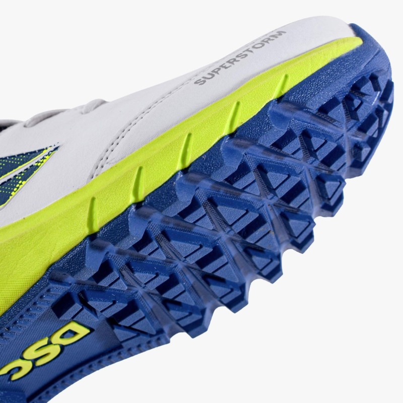 DSC Superstorm Cricket Shoes (Fluoro / Blue)