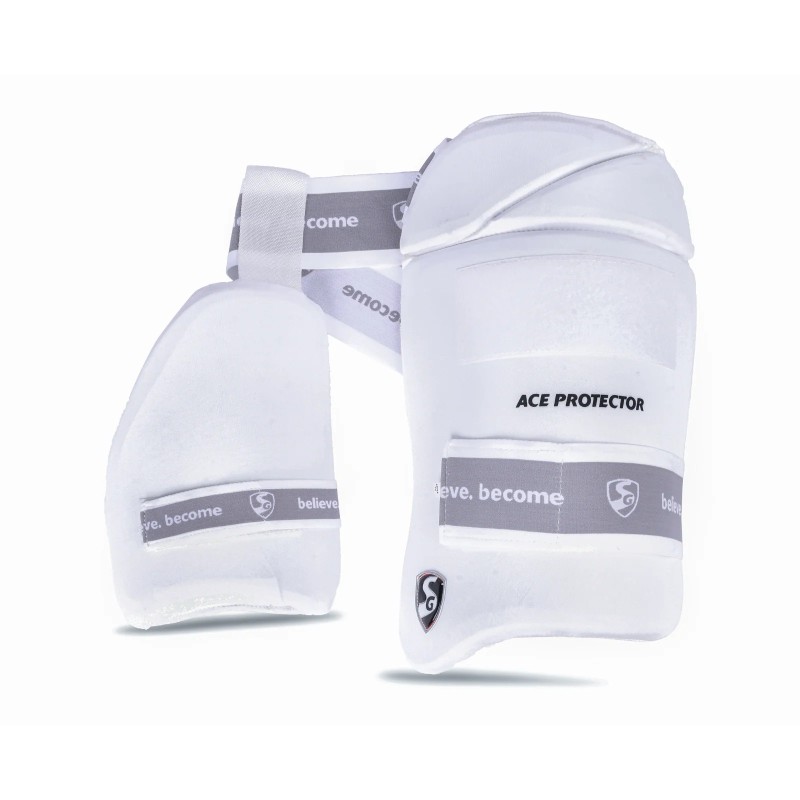 SG Ace Protector Combo Black Wicket Keeping Pad