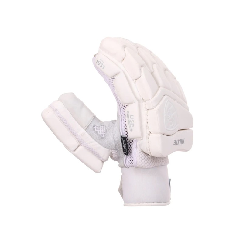 SG Hilite White Batting Gloves