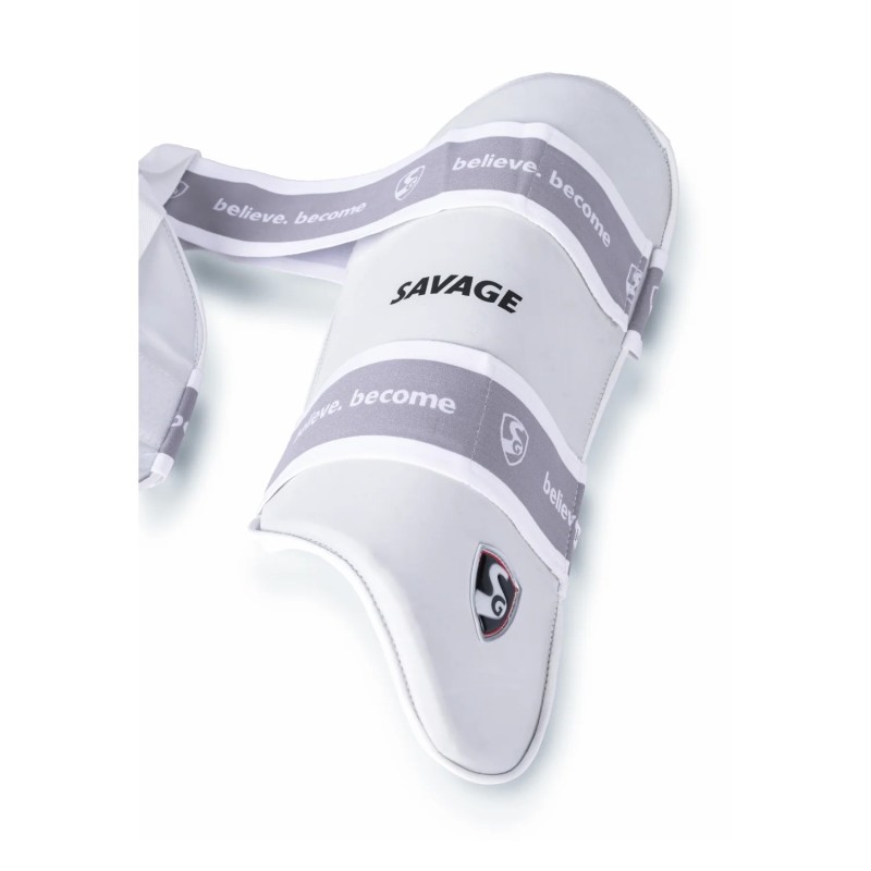 SG Savage Combo (Leather) Wicket Keeping Pad
