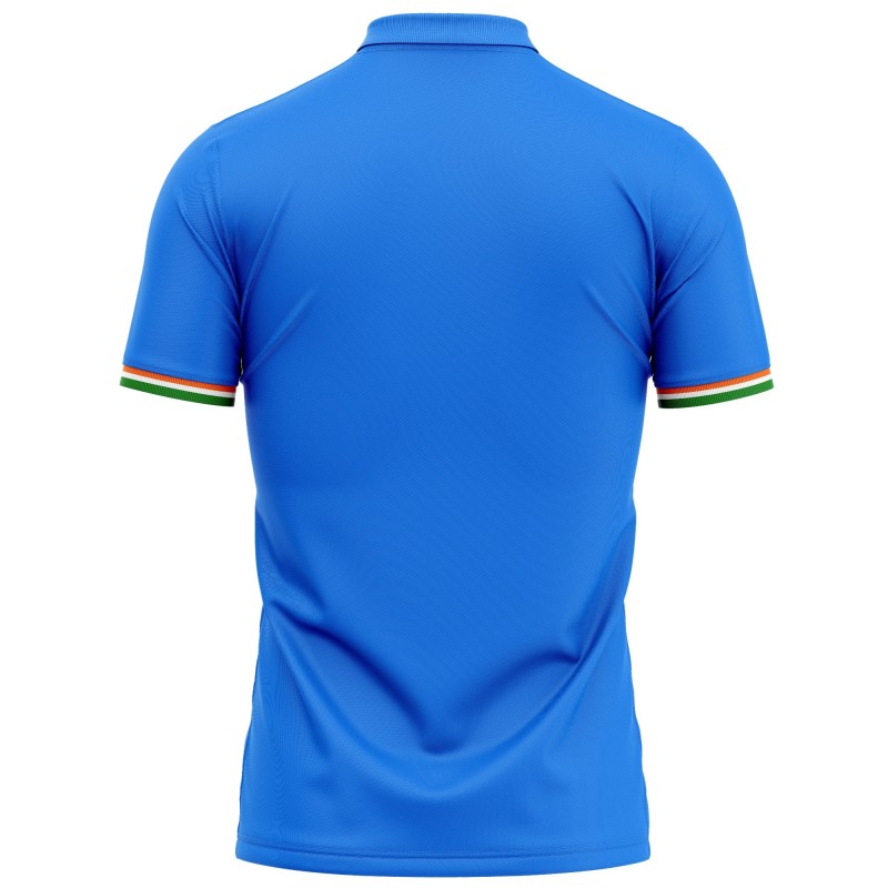 India ICC T20 World Cup 2016 Half Sleeves Cricket Fan Jersey - 100% Dryfit Polyester - With Name Personalization