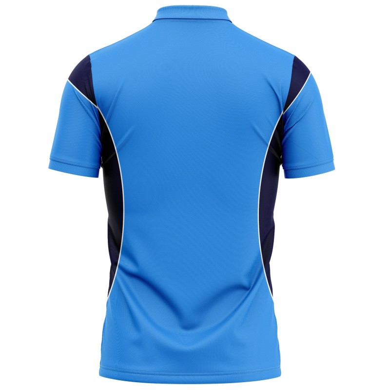 India ICC World Cup 2003 Half Sleeves Cricket Fan Jersey - 100% Dryfit Polyester - With Name Personalization