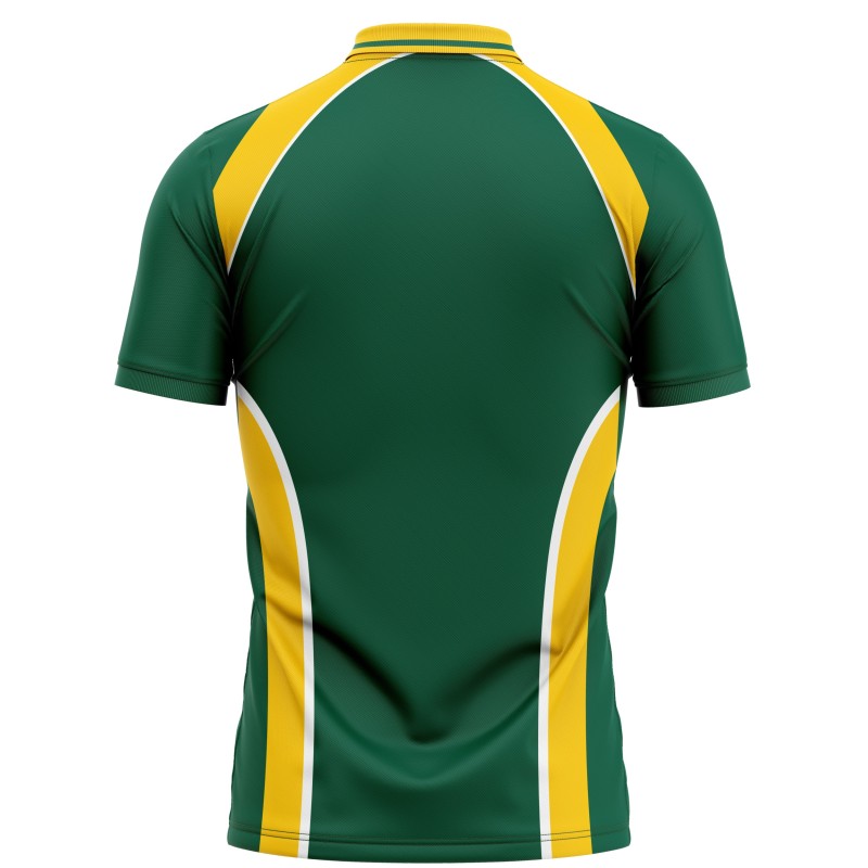 South Africa 2007 ICC World Cup Half Sleeves Cricket Fan Jersey - 100% Dryfit Polyester - With Name Personalization