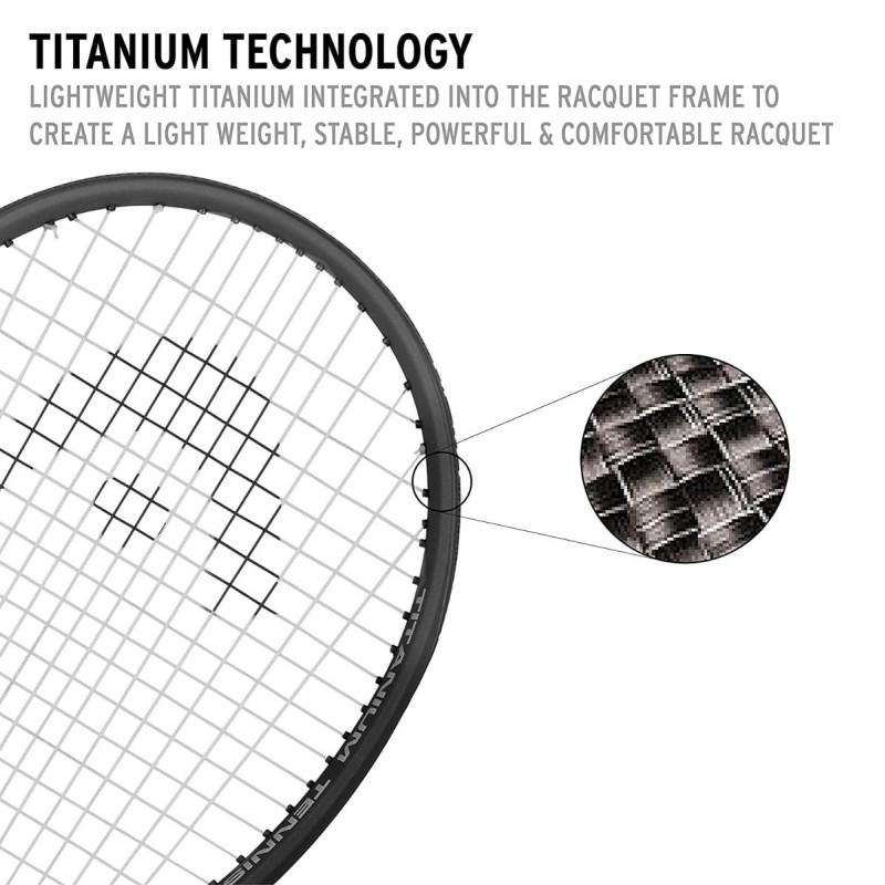HEAD Ti S6 Tennis Racquet (Black/Silver)