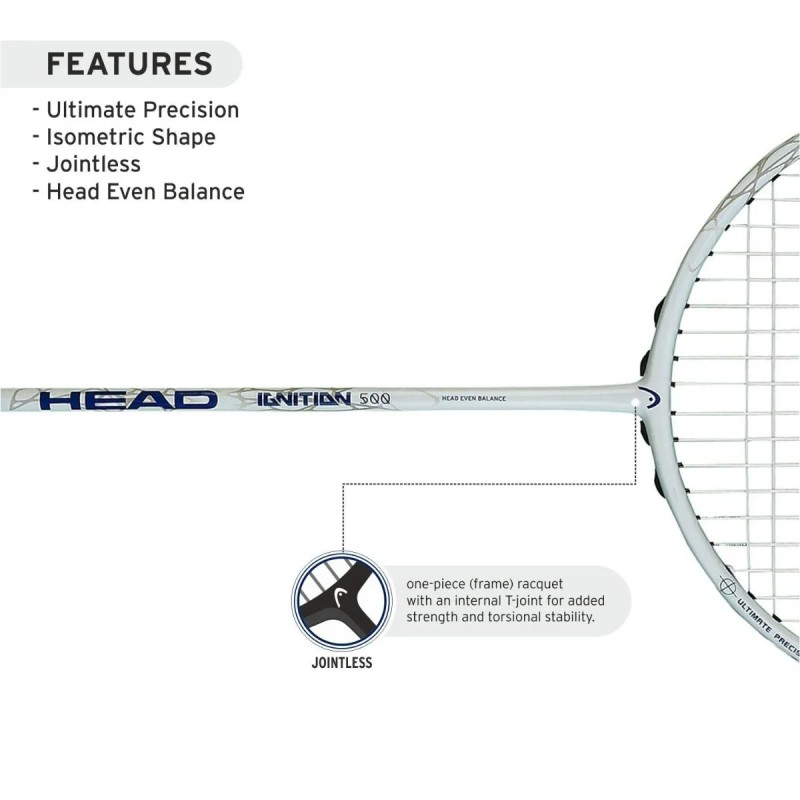HEAD Ignition 500 Badminton Racquet (Strung)