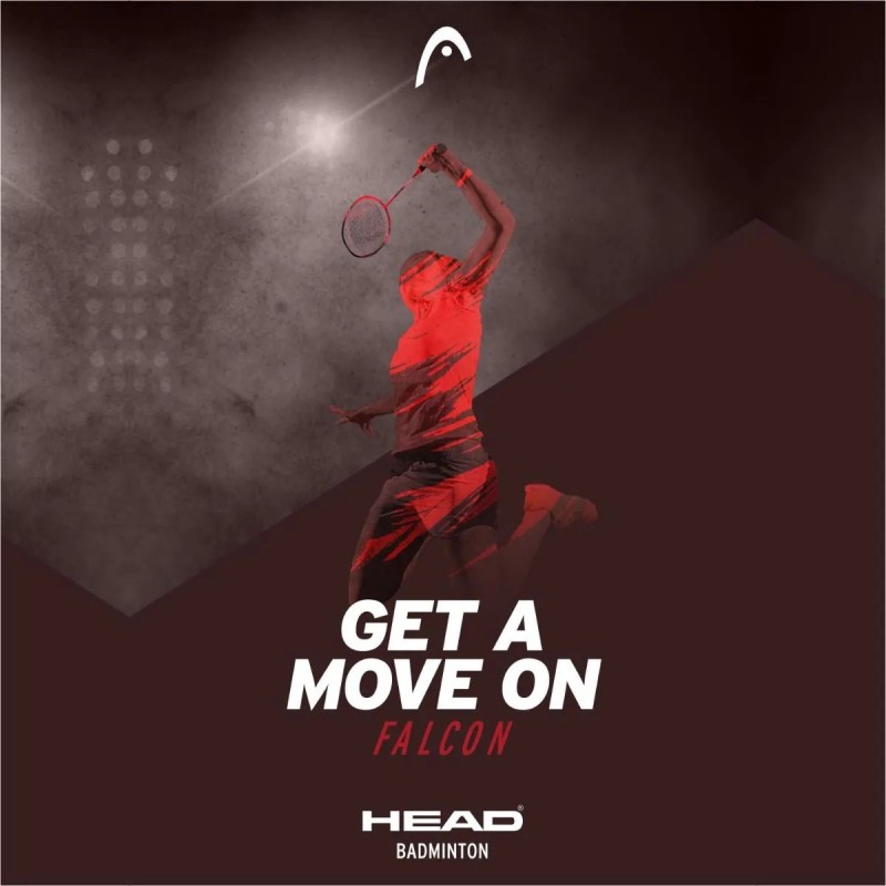 HEAD Falcon Pro Badminton Racquet (Strung)