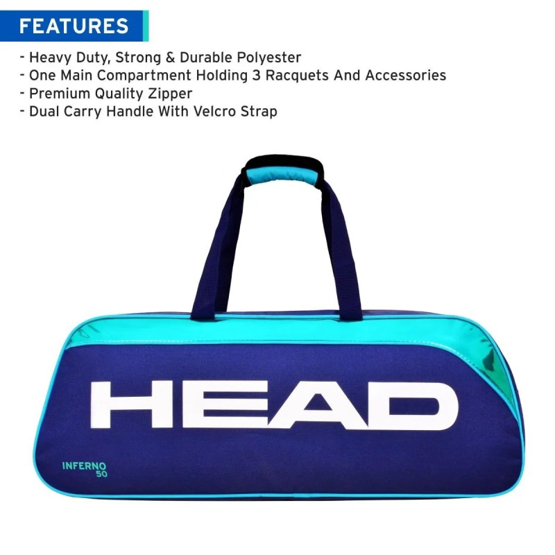 HEAD Inferno 50 Badminton Kit Bag