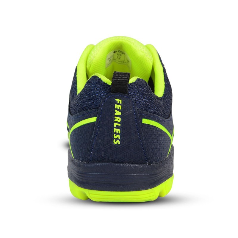 DSC Xeno Badminton Shoes (Navy/Fluro Yellow)