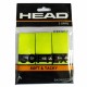 HEAD Softex Badminton Over Grip (3 Pcs, Yellow)