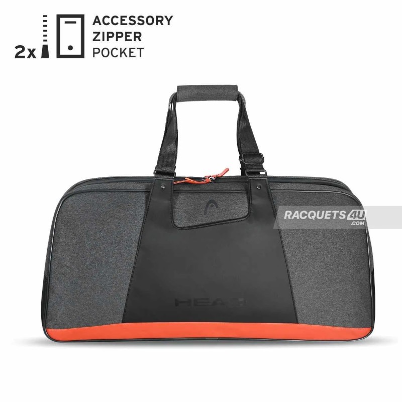 HEAD Women's Court Kit Bag (Anthra/Terracotta)