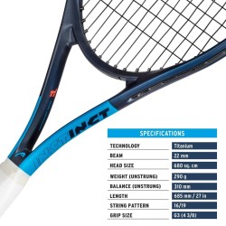 HEAD Ti.Instinct Comp Tennis Racquet (Strung)