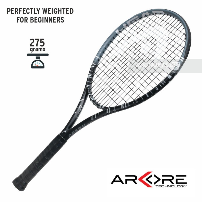 HEAD MX Spark Suprm Tennis Racquet (Strung, Stealth)