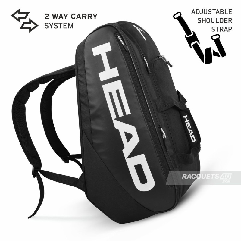 HEAD Pro Pickleball bag M (Black/White)