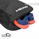 HEAD Tour Pickleball Backpack 22L (Black/White)