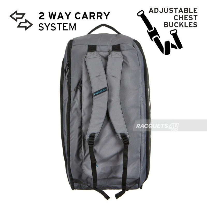HEAD Pro X Duffle Bag L (Black/Dark Grey)
