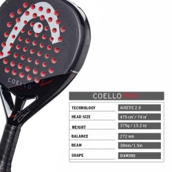 HEAD Coello Pro 2025 Padel Racquet