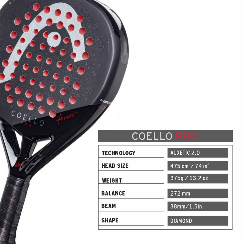 HEAD Coello Pro 2025 Padel Racquet