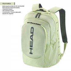 HEAD Pro Backpack 30L (Light Green/Liquid Lime)