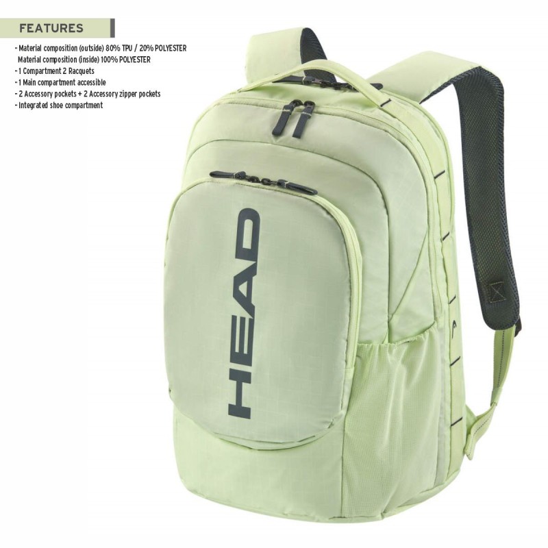 HEAD Pro Backpack 30L (Light Green/Liquid Lime)