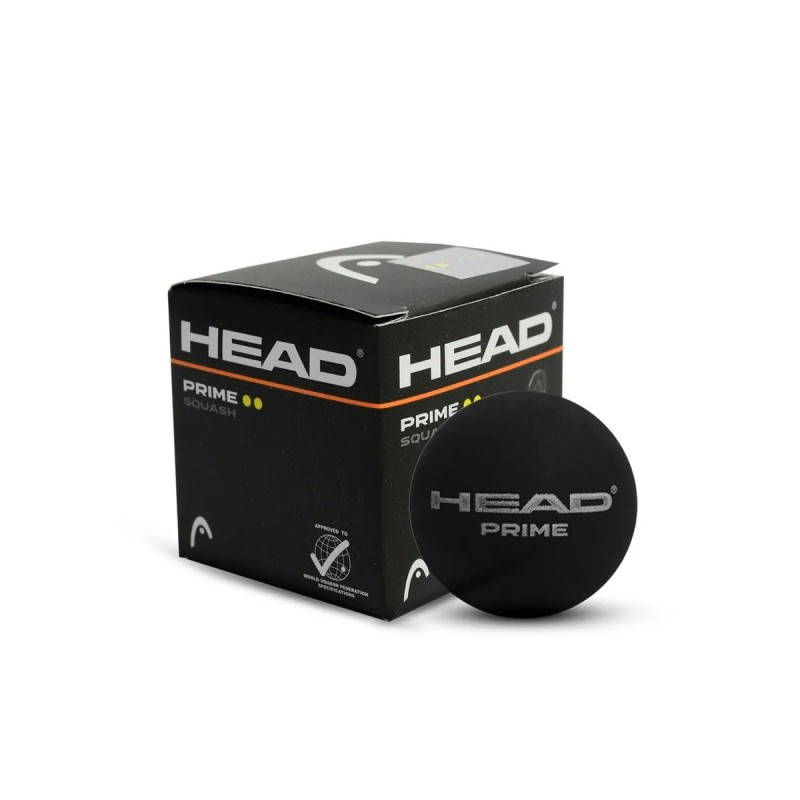 HEAD Prime Double Dot Squash Ball (3 Pcs)