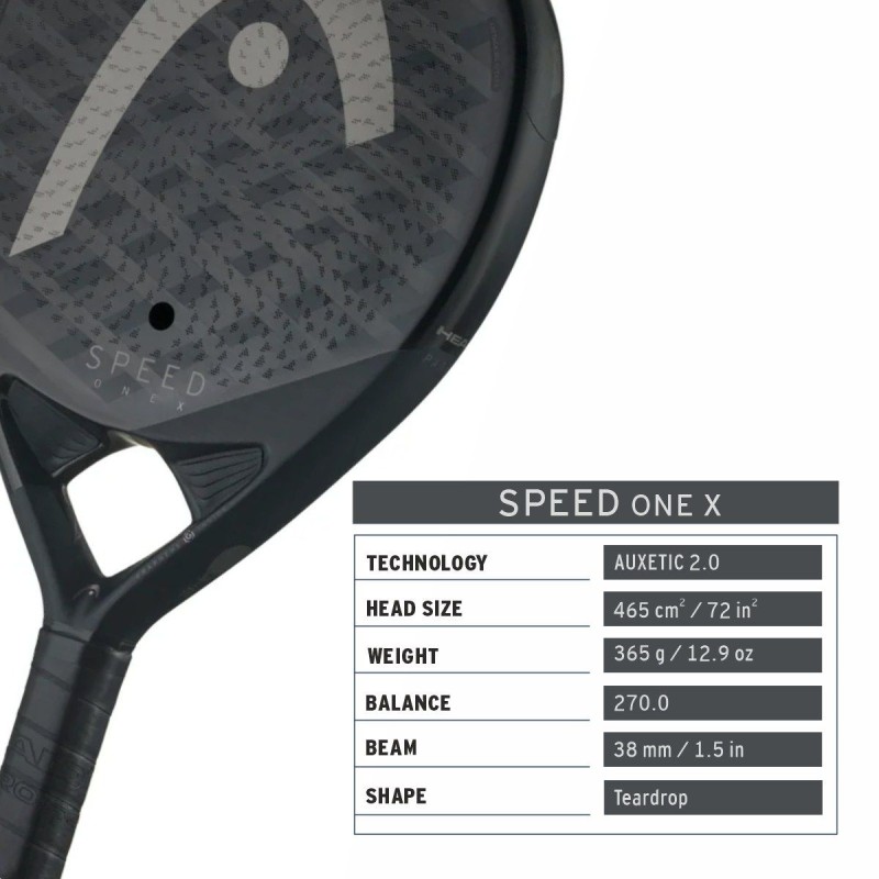 HEAD Speed One X 2025 Padel Racquet