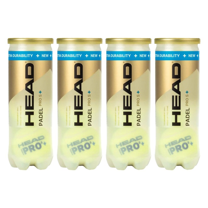 HEAD Padel Pro S+ Ball Dozen (12 Balls)