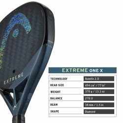HEAD Extreme One X 2025 Padel Racquet