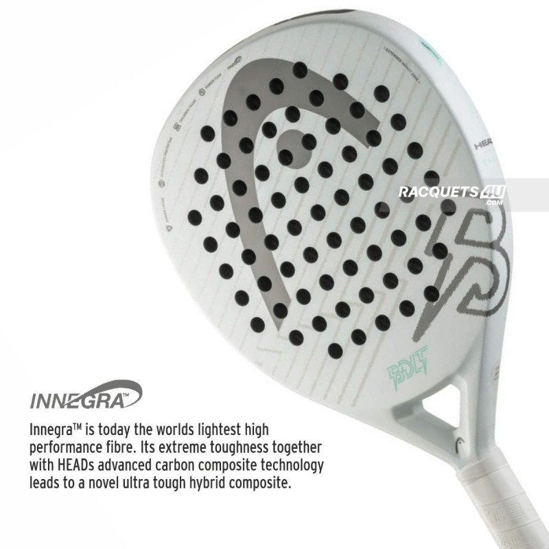 HEAD Bolt 2026 Padel Racquet (White/Grey)