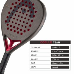 HEAD Coello Team 2026 Padel Racquet