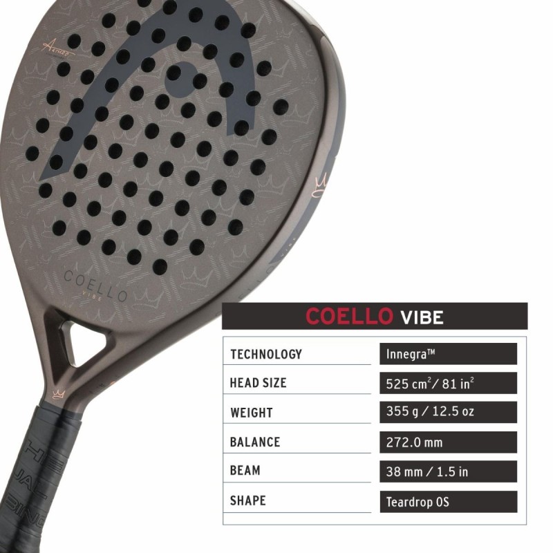HEAD Coello Vibe 2026 Padel Racquet