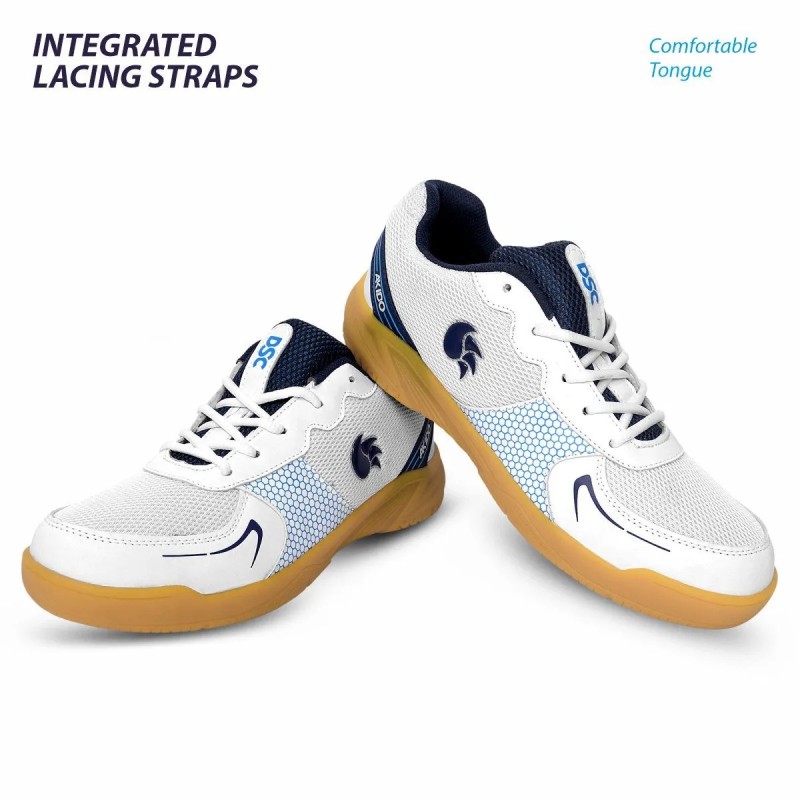 DSC Akido Badminton Shoes (White)