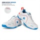 DSC Bolstr Badminton Shoes (Orange/Turquoise)