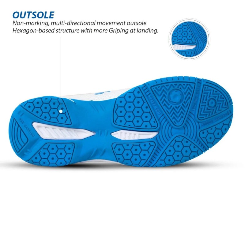 DSC Bolstr Badminton Shoes (Orange/Turquoise)