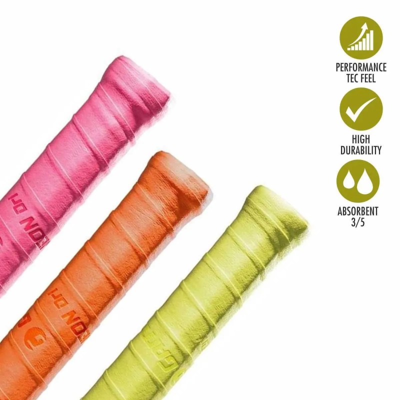 GAMMA Neon Tac Overgrip (3 Pcs, Assorted)